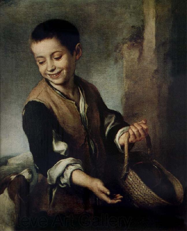 Bartolome Esteban Murillo Boy with A Dog Norge oil painting art
